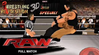 FULL MATCH - Roman Reigns vs. Braun Strowman: Raw, Oct. 12, 2015 | Wrestling Revolution 3D