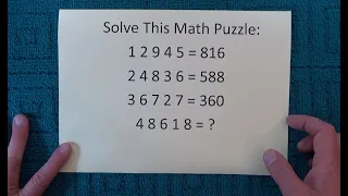 Solve Another Math Puzzle, If You Can (A Step by Step Full Solution is Included)