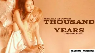 [JENLISA AI COVER] Christina Perri - 'Thousand Years' (Audio)