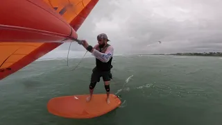 Mike Succeeds With Wingfoiling Lessons in Cabarete 1