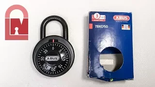 (398) ABUS 78KC/50 the lock ANYONE can buy a key for