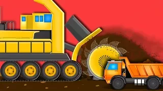 Bucket Wheel | Formation and Uses Compilation | Big Riggs Videos For Kids