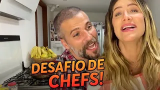 MASTERCHEF CASEIRO!  - EU OU BRUNO: QUEM FEZ O MELHOR HAMBÚRGUER????