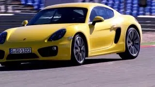 Porsche Cayman S High Speed on Track