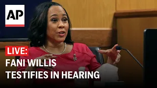 LIVE: Fani Willis testifies in hearing that could disqualify her from Trump election case