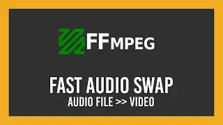 How to replace a videos' audio with an audio file | FFMPEG