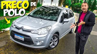 UM CARRO EXCELENTE CRUCIFICADO PELO PRECONCEITO😱 CITROEN C3 1.5 8v 2014