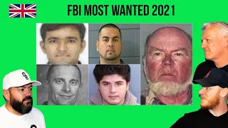 FBI Most Wanted Criminals - 2021 Edition REACTION!! | OFFICE BLOKES REACT!!