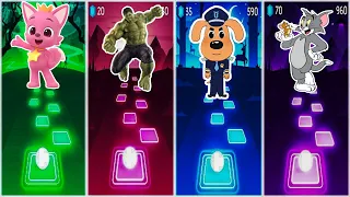 Pinkfong 🆚 Hulk 🆚 Sheriff Labrador 🆚 Tom and Jerry 🆚 Who Will Win?