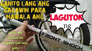 lagutok ng front shock paano aalisin