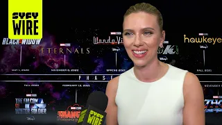 Black Widow Cast Previews Phase 4 Movies | SDCC 2019 | SYFY WIRE