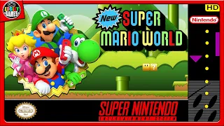 New Super Mario World on Super Nintendo - NEW SMW Hack!