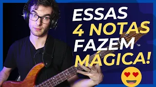 Faça frases PROFISSIONAIS com 4 NOTAS em QUALQUER MÚSICA | Macete “1235”