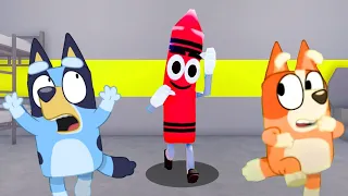 Bluey & Bingo Escape EVIL CRAYON!