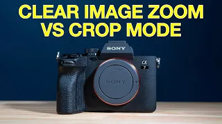 Sony A7IV - Clear Image Zoom vs Crop Mode - Surprising Results!