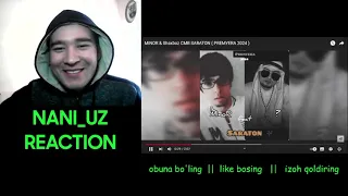 [REACTION] [NANI_UZ]. Minor ft Shahboz - "Saraton". MINOR - "do‘st". Al'yoR - Yonib o‘tar. Premyera