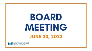 Board Meeting - June 23, 2022