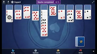 Microsoft Solitaire Collection: Spider - Expert - January 19, 2021