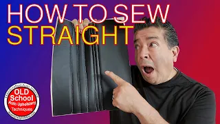 How To Sew A Straight Line Upholstery #sewing