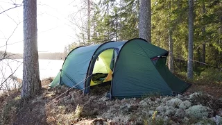 HÖST CAMPING "värmeljus-kamin i tält"