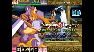 1996 [60fps] Dungeons & Dragons SOM (Asia) Fighter Hardest NoMagic NoShop NoUseItem ALL