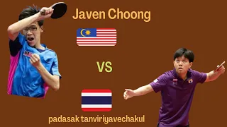 Javen Choong (MAS) vs Padasak Tanviriyavechakul (THA) Men's Team Group B | SEATTC 2022 Match 1