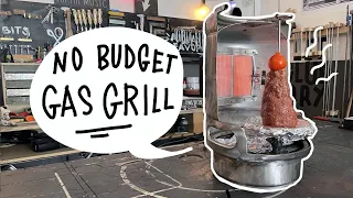 How to build a gyros gas grill