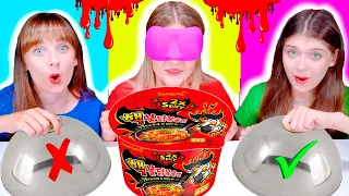 ASMR Funny Eating With Closed Eyes Mukbang Food Challenge