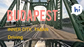 |4K| Budapest 🇭🇺 | 🚙 Driving from INNER CITY to TABAN 🚙| Winter 2023 | GoPro