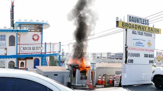 WORKING SHED FIRE Point Pleasant Beach, New Jersey 8/26/21