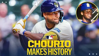 What does Jackson Chourio have in common with Ken Griffey Jr. and Fernando Tatis Jr?