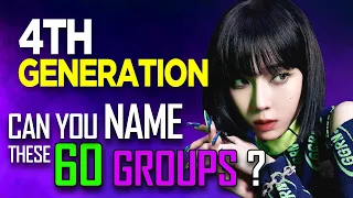[KPOP GAME] CAN YOU NAME THESE 60 KPOP GROUPS ? 4TH GENERATION