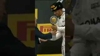 Almost sprayed Putin with champagne, Lewis Hamilton. - F1 Sports #Shorts