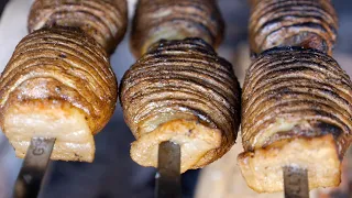 POTATOES on the grill! It's Amazing!  Recipe for baked potatoes on coals