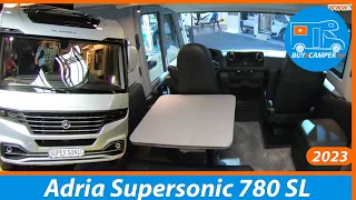 New Luxury Mercedes Integrated -  Adria Supersonic 780 SL - motorhome tour | Caravan Salon 2022