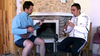 J. S. Bach - Air On G String (Recorder and Ukulele Duo live in Tatarov, Carpathian Mountains)
