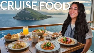 COSTA Cruise FOOD TOUR!  (Full Day of Eating on the BUDGET Cruise Ship Costa Smeralda)