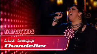 #TeamMauyRicky: Luz Gaggi - "Chandelier" - Cuartos – La Voz Argentina 2021