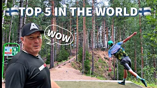 I PLAYED THE BEST COURSE IN EUROPE!!! (Kippasuo DiscGolfPark World) ft. Avery Jenkins