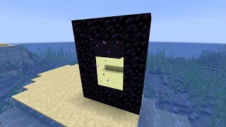 Minecraft, but cursed nether portal