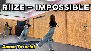 [eng sub] RIIZE (라이즈) IMPOSSIBLE (임파서블)ㅣ후렴 안무 배우기ㅣDANCE TUTORIAL MIRRORED ㅣ거울모드