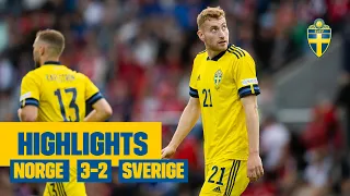 Highlights: Norge - Sverige 3-2 | Nations League | Tung förlust