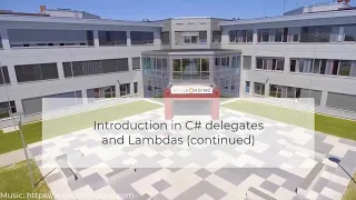 Introduction to C# Delegates and Lambdas (Continued)