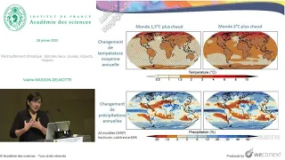 [Conférence] V. MASSON-DELMOTTE - Réchauffement climatique : état des lieux, causes, impacts, ris