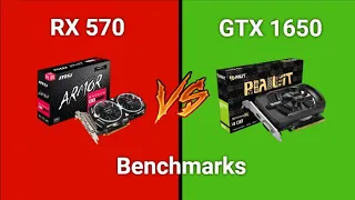 RX 570 Vs GTX 1650 Benchmarks