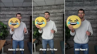 ROG Phone 5 vs iPhone 12 Pro Max vs Galaxy S21 Ultra: Camera Test