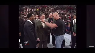 Tyson and Austin brawl #wwe