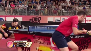 SF | Timo Boll vs Simon Gauzy | Men's Team | European Championships Highlights