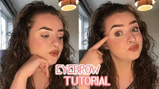 EYEBROW TUTORIAL (My Eyebrow Routine)!! | Allarnah Calleigh