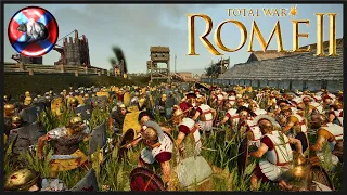 Some of the Greatest Teamwork I Have Ever Seen!!!  4v4 Total War Rome 2 Siege